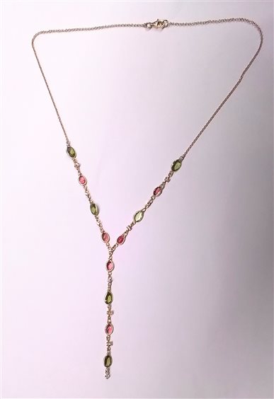 Collar Soprana Mujer in Oro amarillo Tormalina CLGTO CRAVATTINO - CLGTO CRAVATTINO